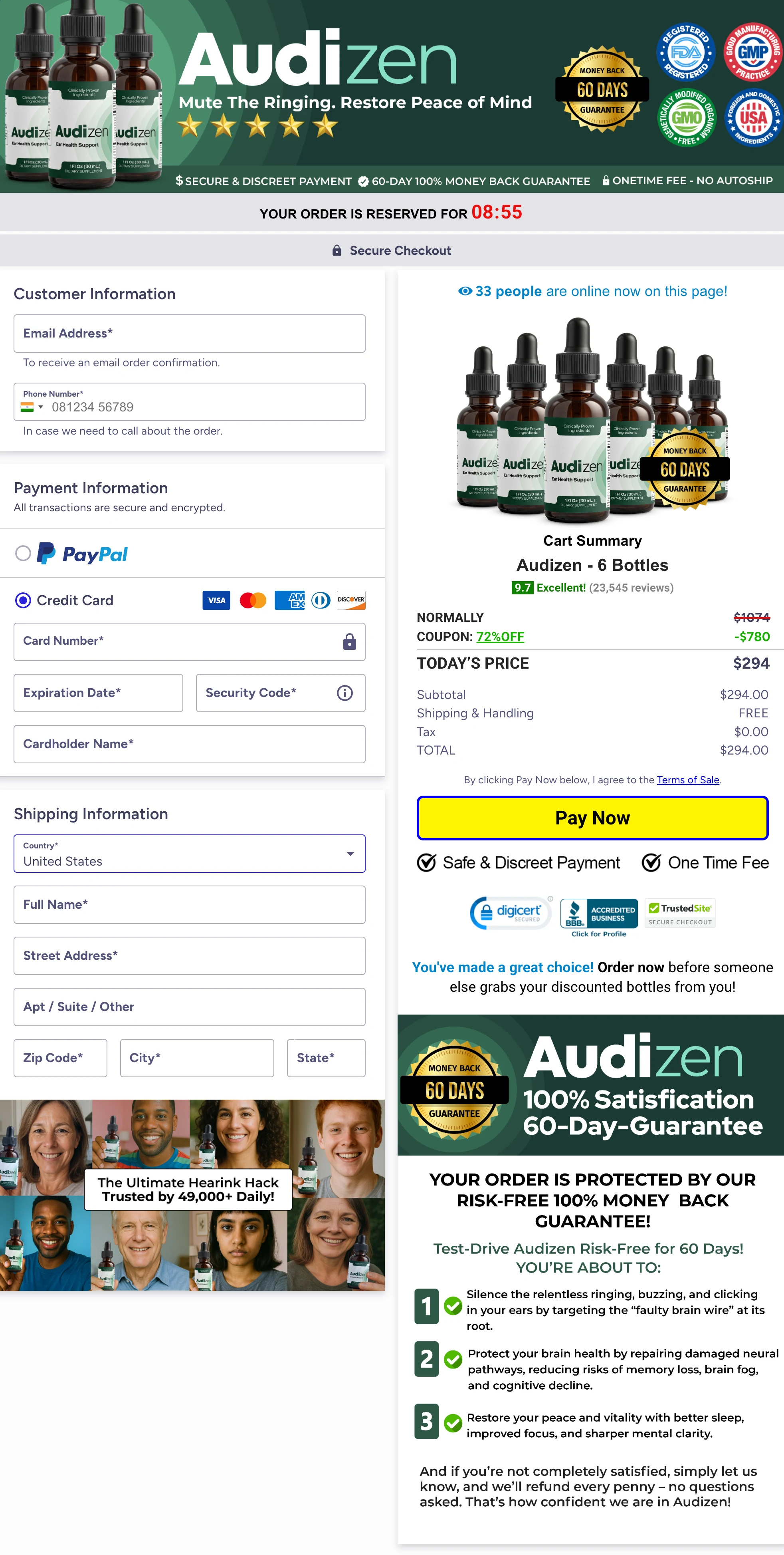 Audizen Order